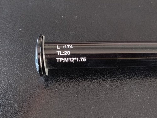 12mm x 174mm x 1.75mm MTB Rear Thru Axle