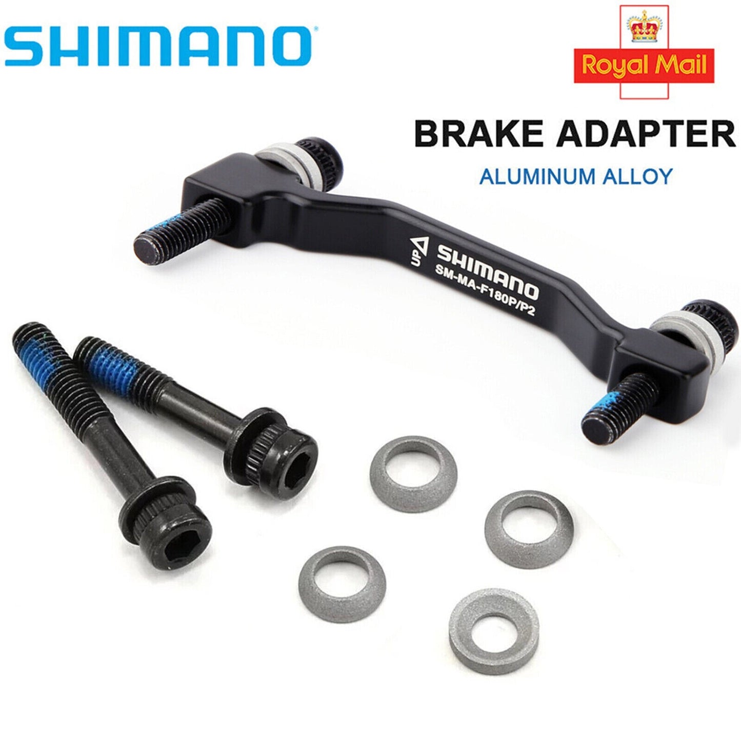 Shimano PM 180mm MTB Disc Brake Rotor Caliper Bike Mount Adapter Front Rear