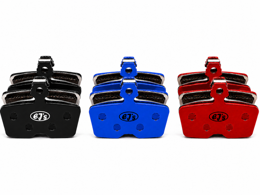 Comparison of sintered, pro ceramic and semi-metallic brake pads for mountain biking