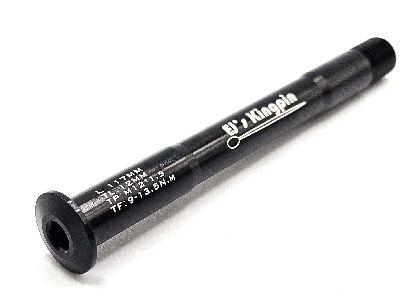 117mm x 12mm x 1.5mm Bike Thru Axle
