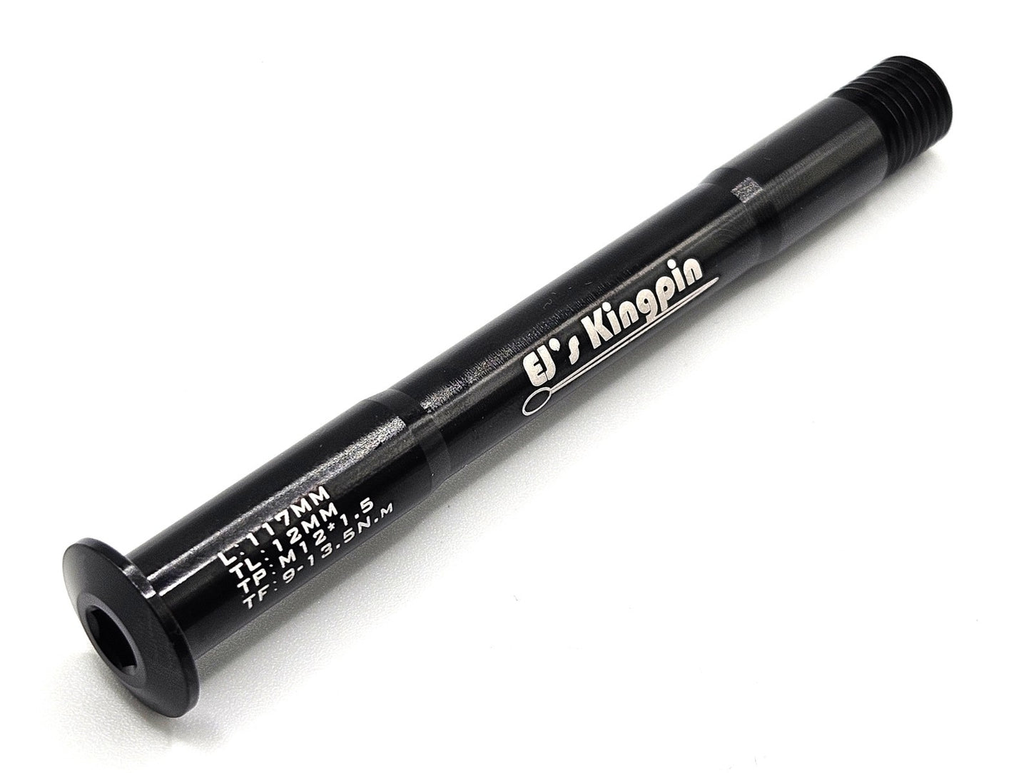 117mm x 12mm x 1.5mm Bike Thru Axle