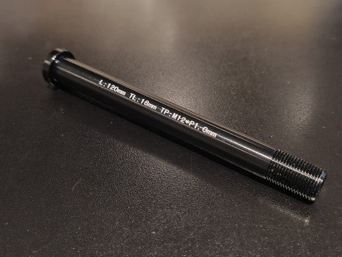12mm x 120mm x 1.0mm Bike Thru Axle