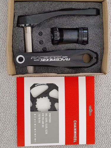 Raceworks GXP 170mm MTB Bike Crankset & BB + 32T Narrow Wide Chainring