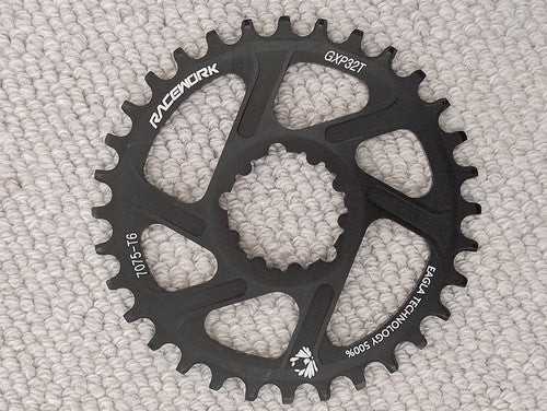 Raceworks GXP 170mm MTB Bike Crankset & BB + 32T Narrow Wide Chainring