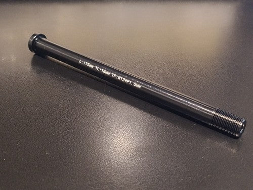 175mm x 12mm x 1.0mm MTB Bike Rear Thru Axle