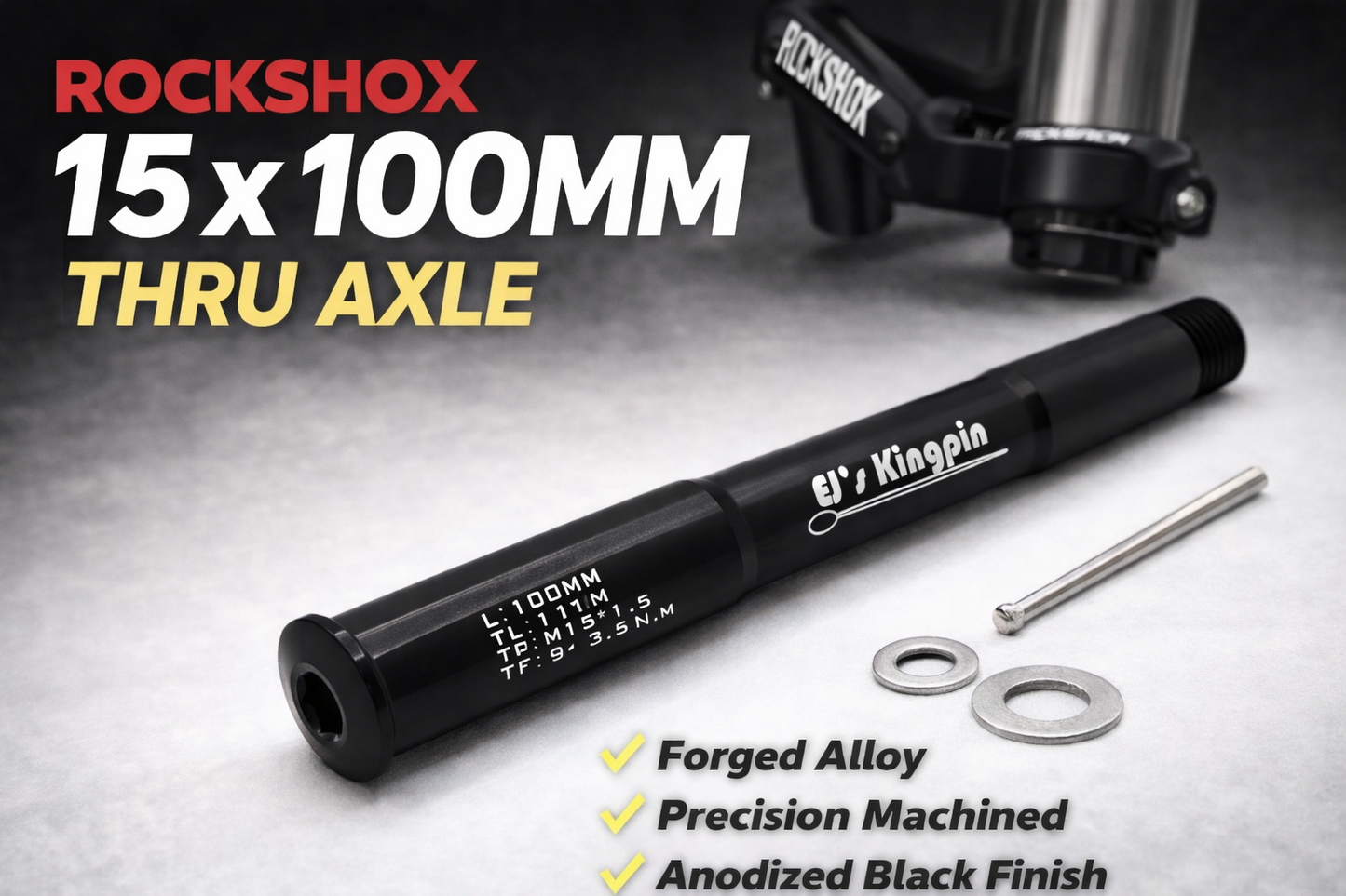 Rockshox Maxle 100 x 15mm Compatible Bolt Thru Axle