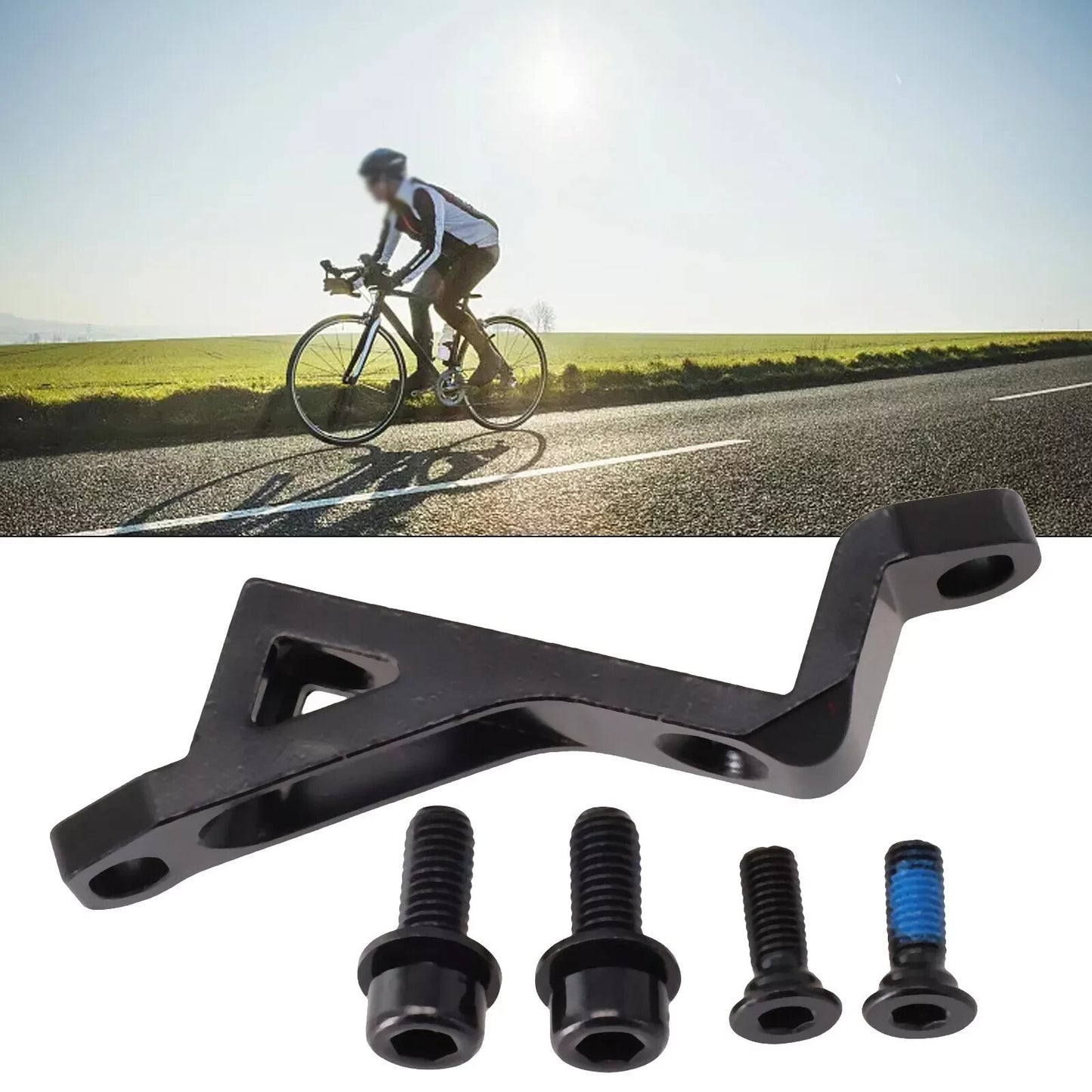 Bike Disc Brake Adapter +20mm 140 to 160 160 to 180mm Bicycle Post to Flat Mount