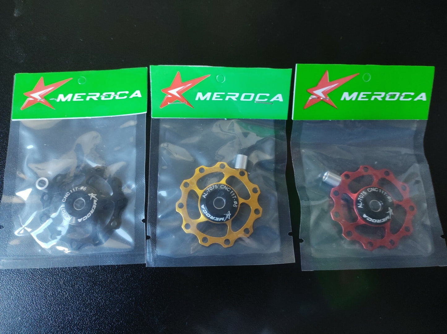 2 x 11T Derailleur Ceramic Bearing Jockey Wheels MTB UK