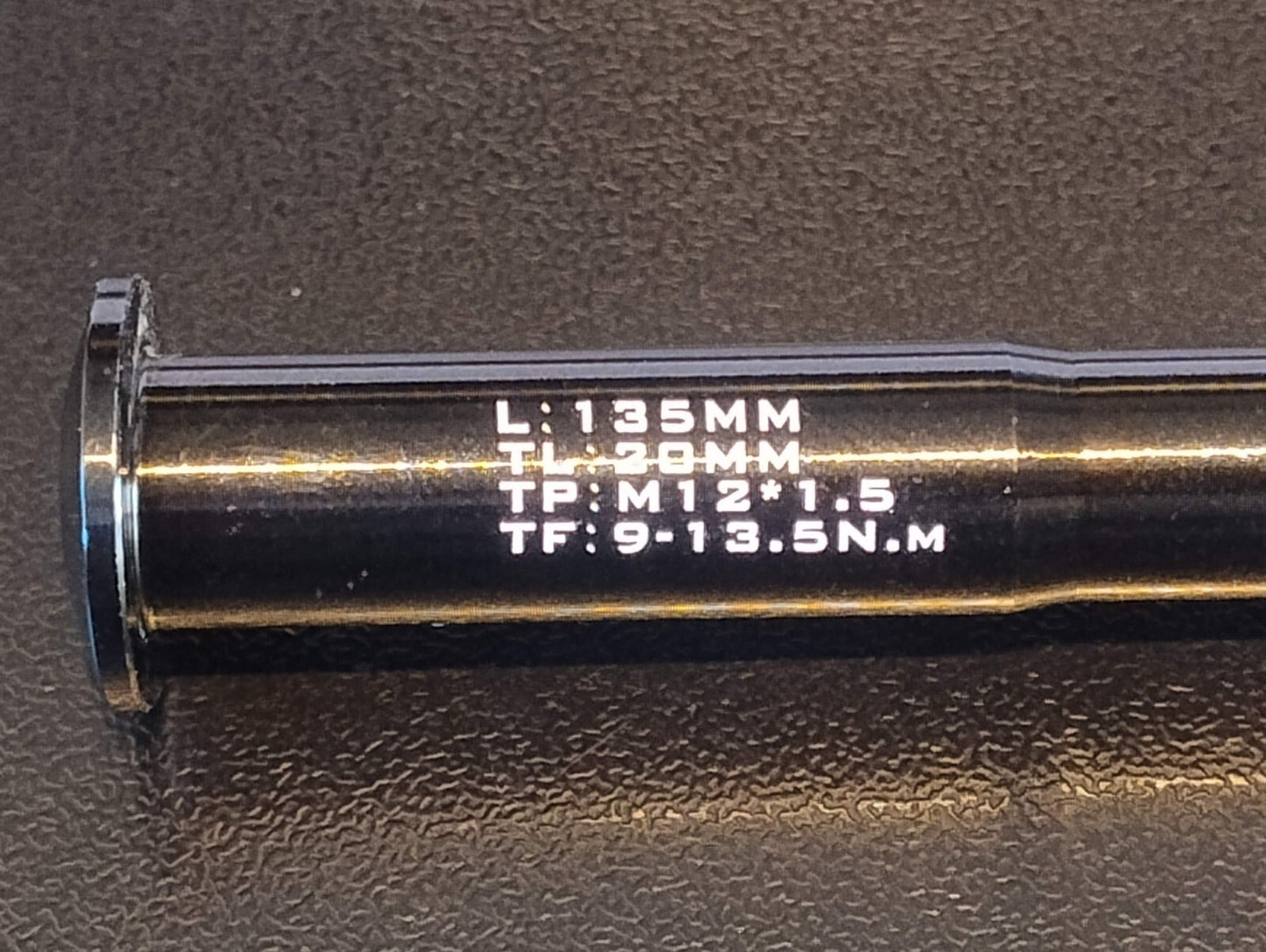 135mm x 12mm x 1.5mm Bike Thru Axle