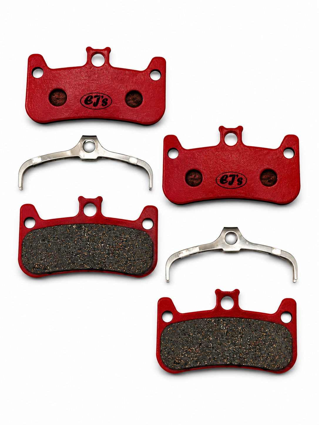 2 Pairs Formula Cura 4 Disc Brake Pads - Pro Sintered MTB Bike Pads