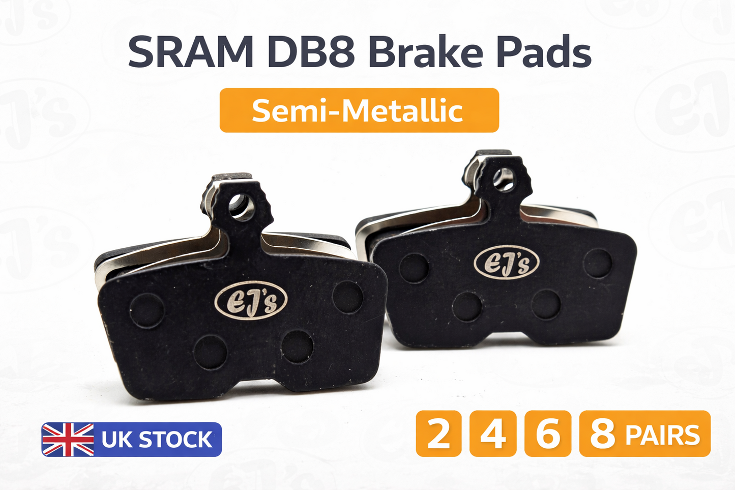 2 pairs of SRAM DB8 Disc Brake Replacement Pads
