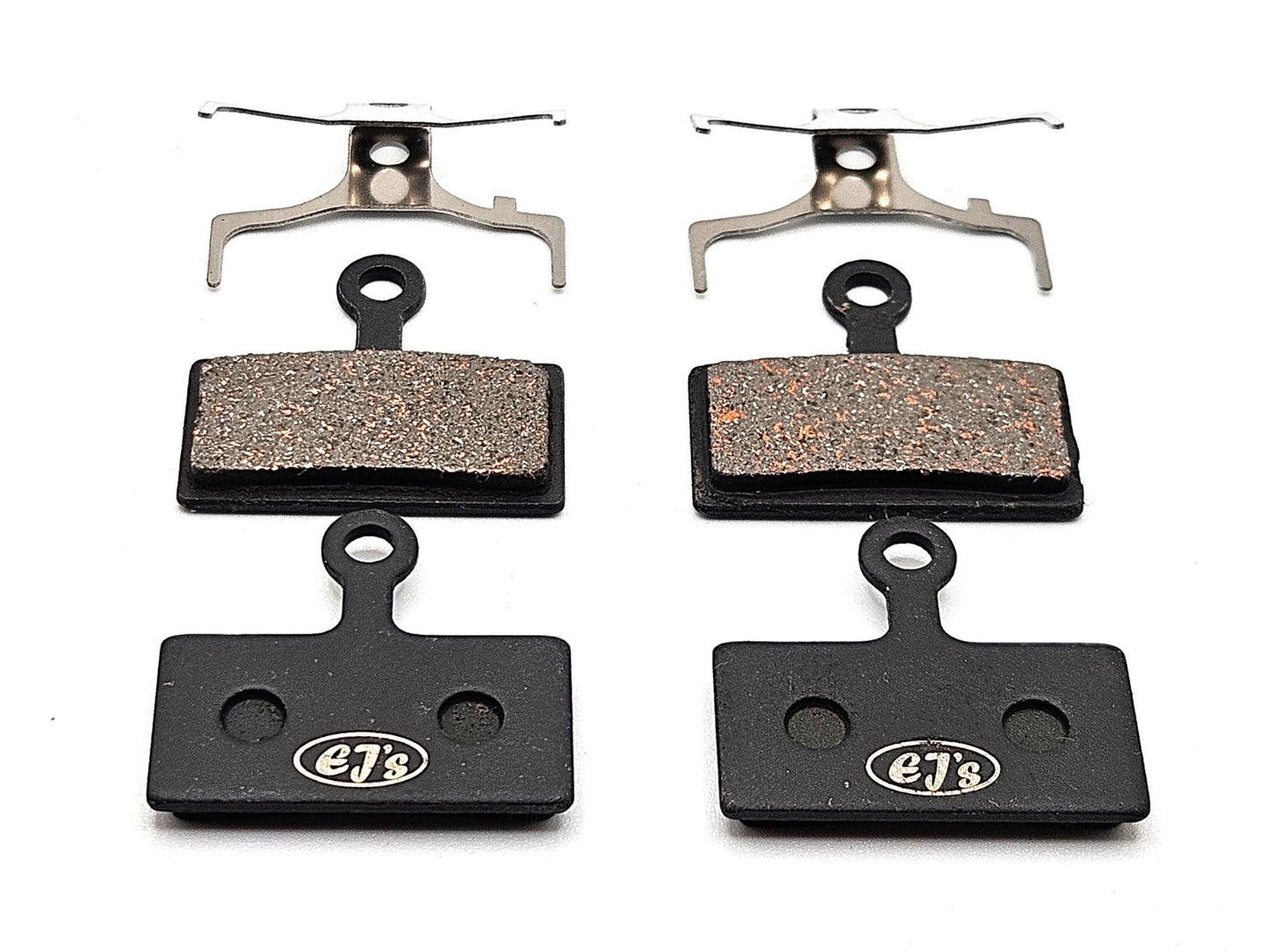 2 pairs Shimano Deore, XT, SLX 2-Piston Disc Brake Pads EJ's Pro Semi-Metallic