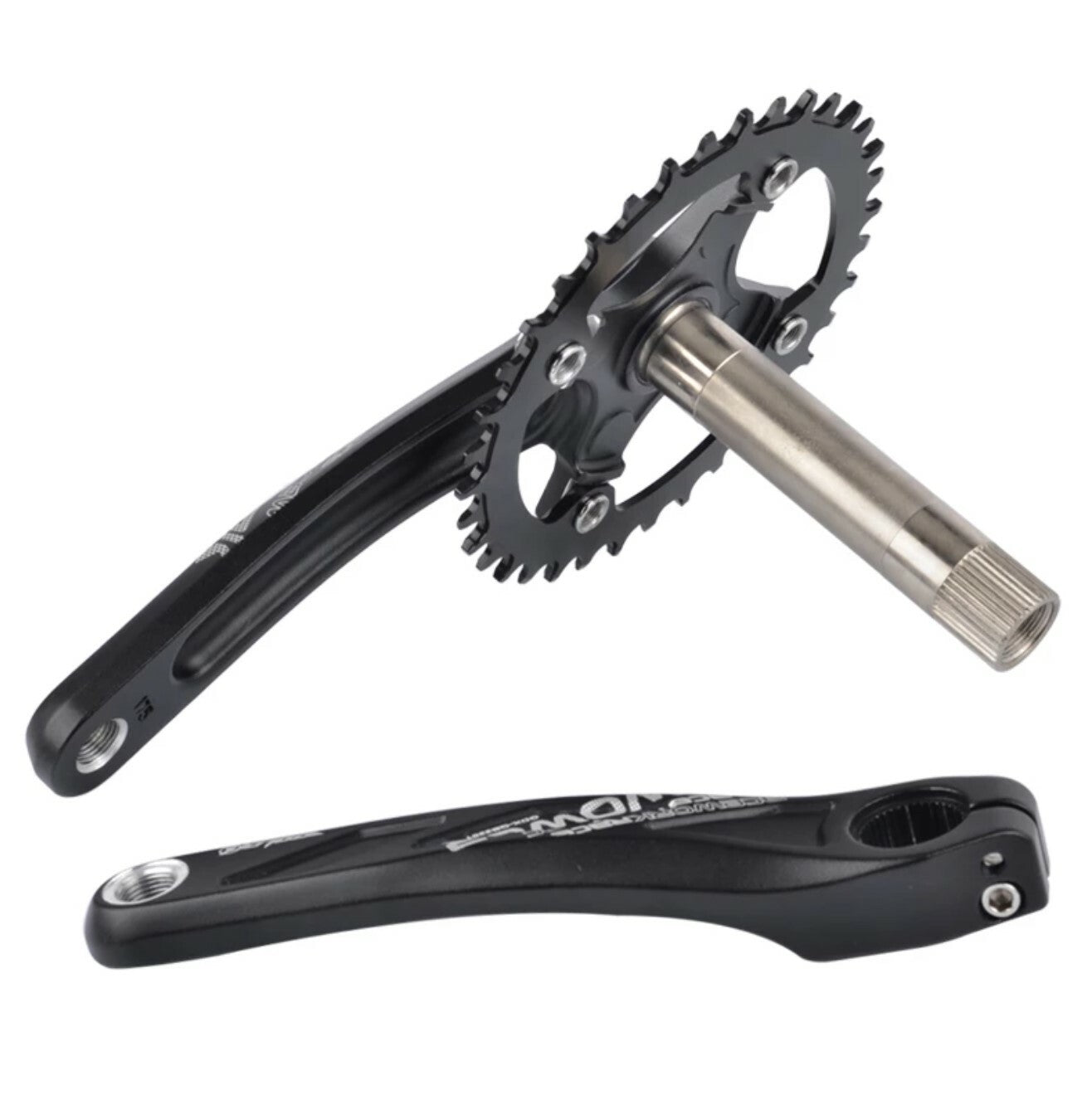 Raceworks 104BCD 32T MTB Bike Crankset & BB Narrow Wide Chainring 170mm