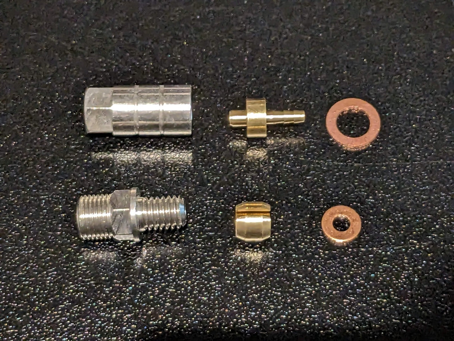Hope Straight Connector - (For 5mm Black Hose)