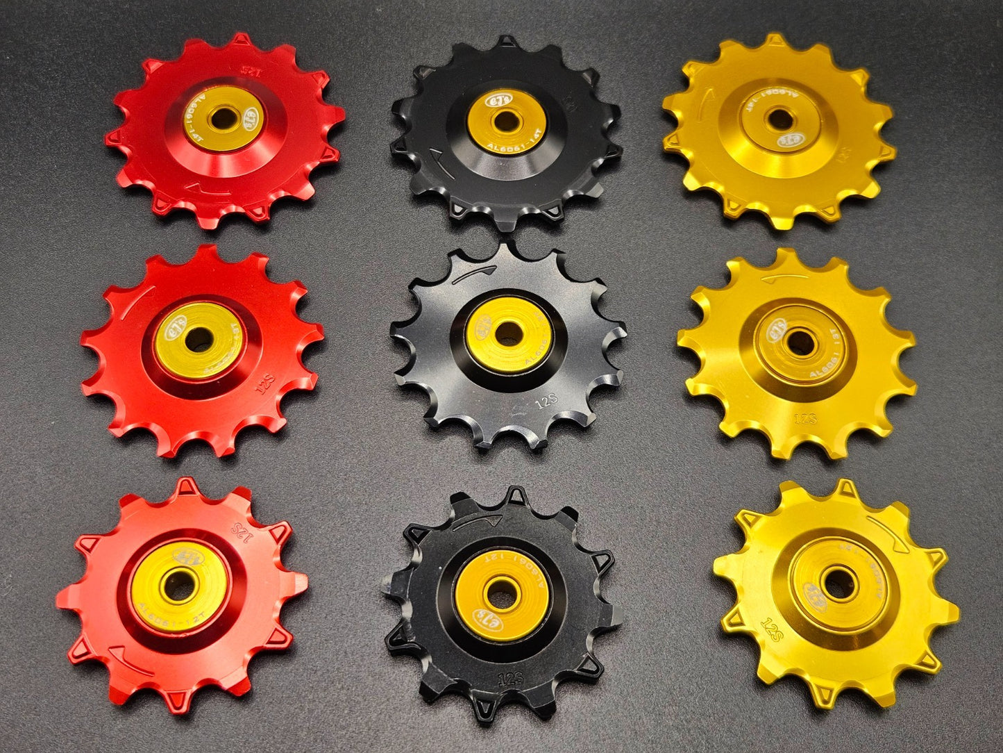 Jockey Wheels x2 13T Shimano 12sp Compatible - Sealed CERAMIC Bearings
