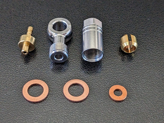90 Degree (Banjo) Connector Set - Hope Tech V4 E4 X2 M4 Trial RX4 5MM Brake Hose