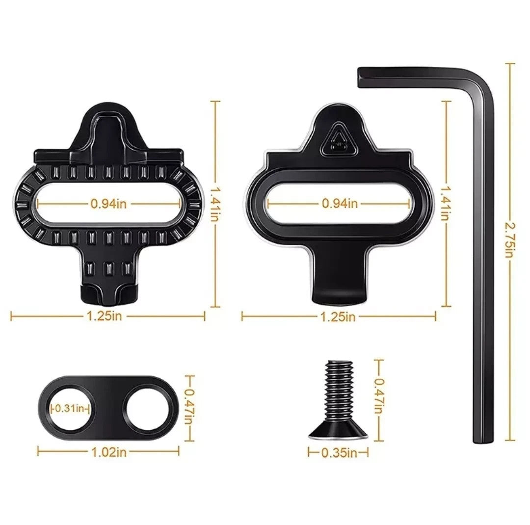 Shimano SPD SH51 Compatible Cleats Mountain Bike Clipless Pedals