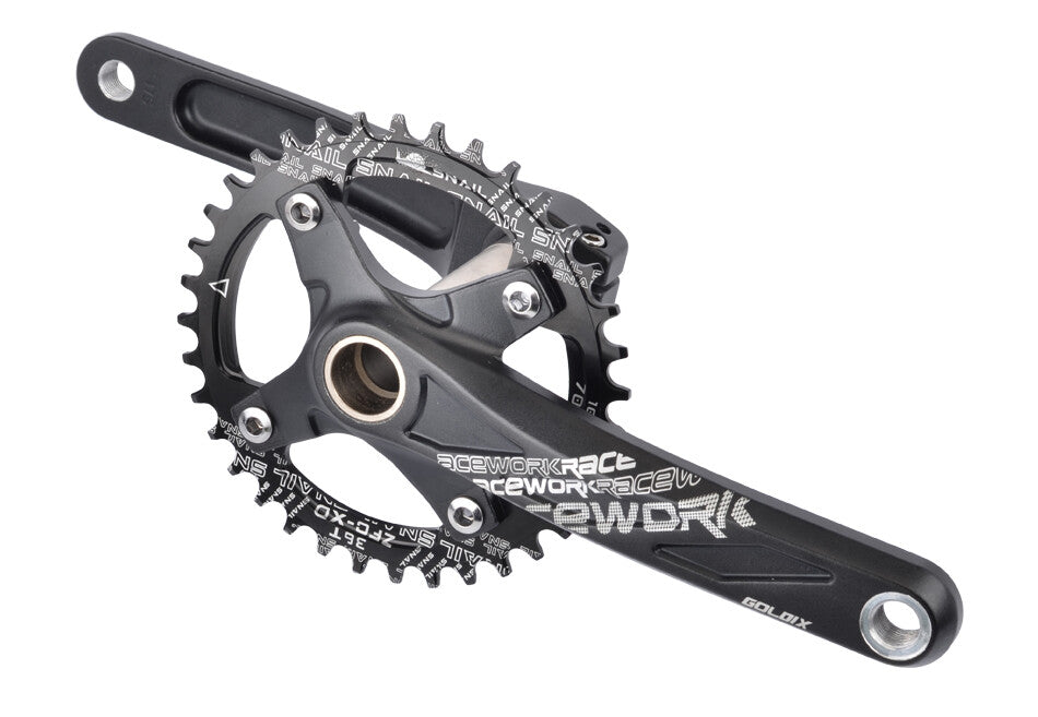 Raceworks 104BCD 32T MTB Bike Crankset & BB Narrow Wide Chainring 170mm