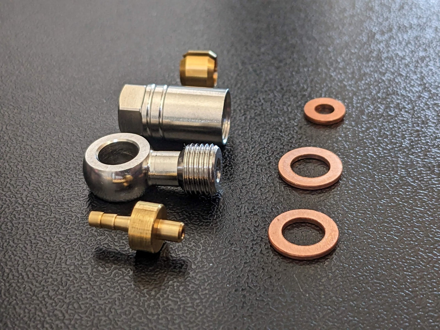 90 Degree (Banjo) Connector Set - Hope Tech V4 E4 X2 M4 Trial RX4 5MM Brake Hose