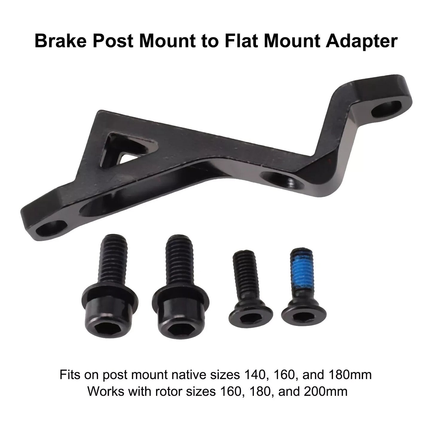 Bike Disc Brake Adapter +20mm 140 to 160 160 to 180mm Bicycle Post to Flat Mount